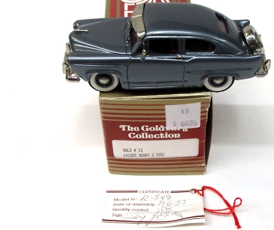Goldvarg 1951 KAISER HENRY J  1/43 white metal boxed sw1 - Image 1 of 4