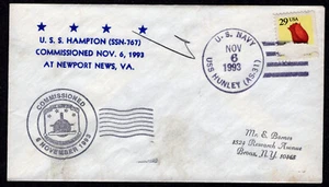 1993 USS Hampton (SSN-767) commissionato TA493 - Foto 1 di 1