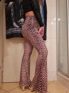 Pantalón de percusión leopardo con cintura alta talla M - Imagen 1 de 7