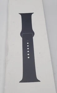 NEW Genuine Apple Black Sport Watch Band Series 4/5/6/7/SE 44mm Sport Band  - Photo 1 sur 3