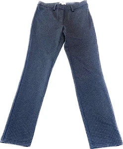 Calvin Klein Houndstooth schwarz & grau Hose Taschen Hose Arbeit Karriere Größe 6 - Bild 1 von 6