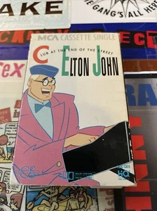 Elton John: Club At The End Of The Street (1990 MCA Records) Cassette Single - Picture 1 of 2