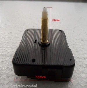 Conjunto Mecanismo Para Reloj de Pared Eje Alto 28MM Clásico Silencioso - Imagen 1 de 1