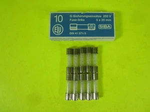 Siba Zeitverzögerungssicherung -- 8A, 250V, Teile-Nr.: 173, 100,8 -- (10 Stück) Neu - Bild 1 von 3