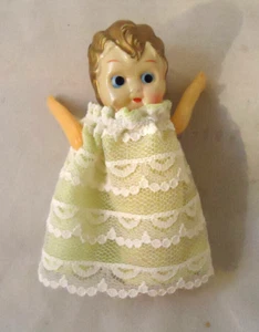 MUÑECA ALETA CELULOIDE MINIATURA VINTAGE 4" DE ALTO - Imagen 1 de 4