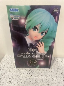 Vocaloid Hatsune Miku Project Diva Dark Angel SPM Super Premium Figure SEGA NB - Foto 1 di 9
