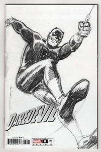 DAREDEVIL #8 (1:50) JOHN ROMITA SR. GEMMA NASCOSTA B/N VARIANTE SCHIZZO (2024) QUASI NUOVO - NM - Foto 1 di 4