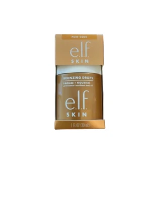 e.l.f. SKIN Bronzing Drops, Liquid Bronzer For Face & Skin, Pure Gold - Image 1 of 2