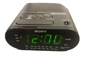 Sony Dream Machine AM FM Dual Alarm Clock Radio Model ICF-C218 Auto Time Set