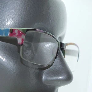 Beautiful Bouquet Floral Frame Reading Glasses +3.00 Lens Black Multi Flowers - Picture 1 of 4
