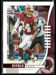 Josh Norman 2019 Panini Absolute #60 Redskins COASTAL CAROLINA - Picture 1 of 2
