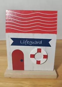 Summer Beach Lifeguard House for Tiered Tray - NWTS NEW - Picture 1 of 3