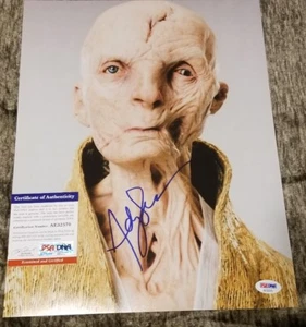 Andy Serkis Signed/Autographed Snoke Star Wars 11X14 PHOTO PSA/DNA - Picture 1 of 2