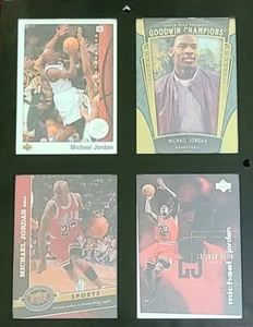 1997-2015 MICHAEL JORDAN (4) Framed Upper Deck Basketball Cards Bulls Rookie SP - Picture 1 of 3