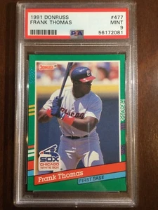 1991 Donruss — Frank Thomas — ROOKIE — MINT PSA 9 - Picture 1 of 3