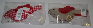 Stuffed Birds Ornaments Material By Michaels 4 3/4" long by 2" wide Crafts 63V - Picture 1 of 2