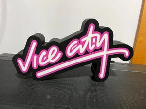 GTA Vice City Logo Box Display - Picture 1 of 1