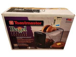 Vintage TOASTMASTER Bagel Perfect Toaster Model B1015 - Made in USA, NICE in Box - Picture 1 of 4