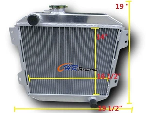 Fit Ford Capri MK1 MK2 MK3 Kent 1.3L 1.6L/2.0L Essex/Escort Aluminum Radiator - Bild 1 von 6