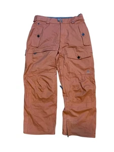 Y2K Burton Ronin orange Baggy Cargo Tech Snowboardhose S gebraucht, in einwandfreiem Zustand - Bild 1 von 9