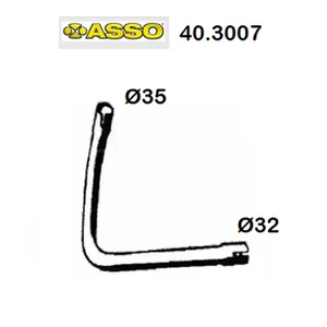 Schlauch Gas Von Auspuffanlage Vorne Renault R4 1.1 Asso Für 7700581798 - Bild 1 von 1