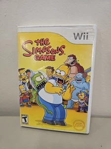 The Simpsons Spiel (Nintendo Wii 2007) CIB getestet komplett Box mit Handbuch AD34 - Bild 1 von 5