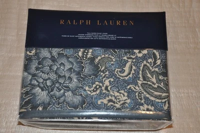 Funda nórdica Ralph Lauren Keaton floral COMPLETA/QUEEN azul índigo ***NUEVA*** B866 Foto 1 de 4