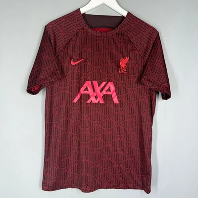 LIVERPOOL 2022 2023 PRE MATCH TRAINING SHIRT JERSEY NIKE DJ8562-609 Sz L - Image 1 of 4