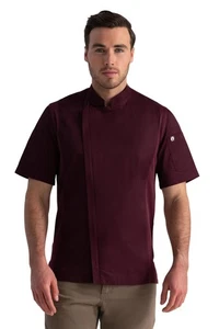 Men's Springfield Chef Coat, Merlot, 3X-Large - Bild 1 von 5