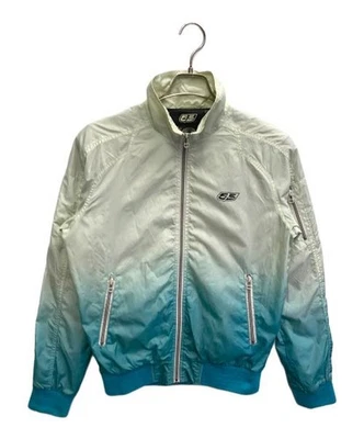 55DSL                    Gradient nylon jacket Ivory x Blue - Image 1 of 4
