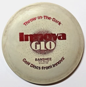 Innova Glow Banshee PFN 175g Old Rare 1996 Penned Patent # TITD Disc Used - Picture 1 of 3