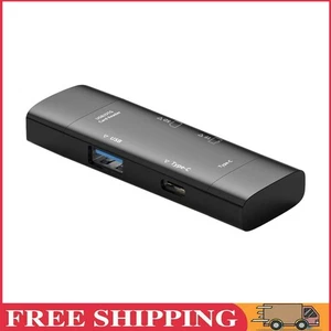 SD/TF Card Reader Type-C/USB/ Micro Memory Card Reader for Laptop (Black) - Bild 1 von 6
