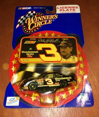 Winners Circle #3 Dale Earnhardt GW License Plate Collection 1/64 Diecast - Image 1 of 2