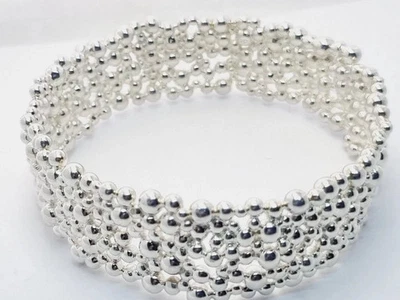 Links of London Effervescence Bubble Wide Bangle sterling silver immaculate Smal - Image 1 of 4