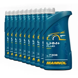 10 (10x1) litros MANNOL LHM+ aceite hidráulico central/aceite servo/ para PSA B 712710 - Imagen 1 de 4