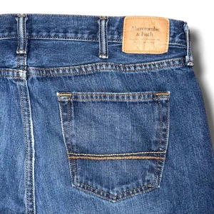 Jeans bootcut ABERCROMBIE FITCH uomo 36x32 denim prodotto in Messico - Foto 1 di 5