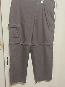 Pantalone cargo uomo Sonoma lifestyle convertibile taglia 42x32 zip tasche posteriori - Foto 1 di 10