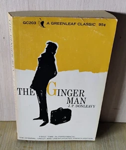 1965 Greenleaf THE GINGER MAN adult paperback J.P. DONLEAVY very clean EX sleaze - Imagen 1 de 11