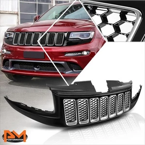 Parrilla para capucha delantera de malla de panal ABS para 14-16 Jeep Grand Cherokee SRT-8 - Imagen 1 de 5