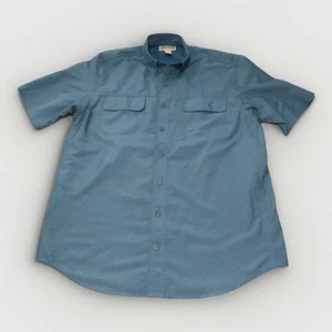 Duluth Trading Co CoolPlus Shirt L Tall Pacific Blue Vented Kurzarm Outdoor - Bild 1 von 19