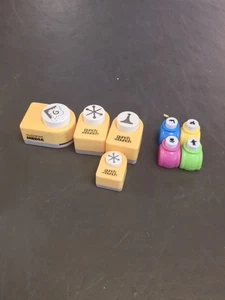 Lot Of 8 Punch Bunch All Night Media Paper Punches Jacks, Corner Punch Animals  - Picture 1 of 4