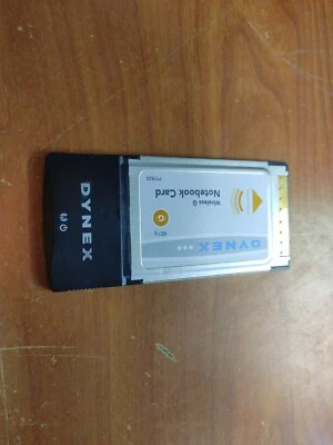 Dynex DX-EBNBC Enhanced Wireless G Notebook Card PCMCIA WIFI 802.11G LAPTOP Card - Image 1 of 3