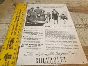 1936 CHEVROLET Original Sales Advert  - Bild 1 von 1