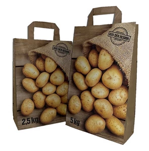 Papiertragetaschen / Papiertaschen "KARTOFFEL" für 2,5 kg und 5 kg ab 10 Stück! - Bild 1 von 5