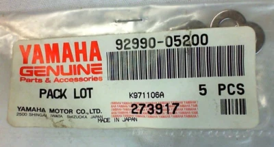 LOTE YAMAHA YZ125 XS400 XJ700 lavadora NOS 92990-05200 Foto 1 de 2