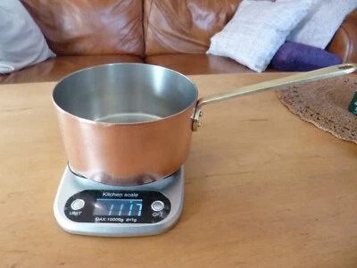 KKK j. Kupfermanufaktur Weyersberg, copper/stainless steel casserole 16/8.5 cm, d./height - Image 1 of 4