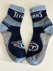 2 Pair Set! Tennessee Titans Adult Socks Lrg High Quality New Free Ship (B3) - Picture 1 of 3