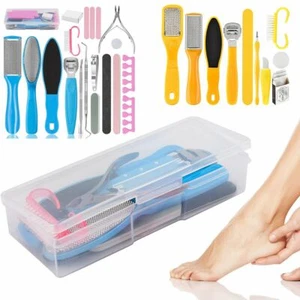 19/10 PCS Pedicure Kit Set Callus Remover Rasp Foot File Scraper Nail Care Tools - Picture 1 of 14