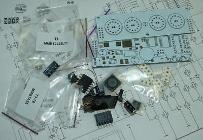 Nixie tube clock DIY kit 2.3 for IN-14 tubes with RGB backlight - Image 1 of 4