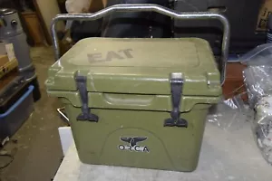 Vintage! ORCA 20 QT Cooler- Olive Green with Steel Handle - Picture 1 of 16